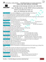 Chống Liệt Sinh 2018 phần trao đổi nước ở thực vật