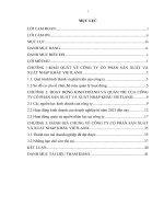 Hoạt động kinh doanh và quản trị nhân lực của công ty cổ phần sản xuất và xuất nhập khẩu VIETLAND 