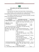 Giáo án Toán 5 chương 3 bài 10: Hình hộp chữ nhật  hình lập phương