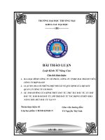 Bài thảo luận nhóm 1 luật nâng cao