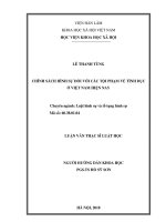 Chính sách hình sự đối với tội phạm tình dục ở Việt Nam hiện nay
