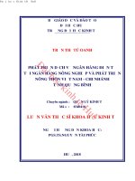 Phát triển dịch vụ ngân hàng điện tử tại ngân hàng nông nghiệp và phát triển nông thôn việt nam   chi nhánh tỉnh quảng bình 