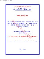 Hoàn thiện công tác quản lý chi thường xuyên ngân sách nhà nước tại phòng tài chính – kế hoạch huyện lệ thủy, tỉnh quảng bình 