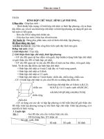 Giáo án Toán 5 chương 3 bài 10: Hình hộp chữ nhật  hình lập phương