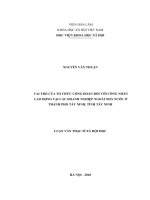 Vai trò của tổ chức Công đoàn đối với công nhân lao động tại các doanh nghiệp ngoài nhà nước ở thành phố Tây Ninh, tỉnh Tây Ninh