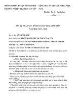 BAN TU NHAN XET DANH GIA XEP LOAI CUA VIEN CHUC