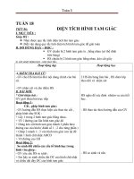 Giáo án Toán 5 chương 3 bài 2: Diện tích hình tam giác