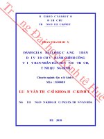 Đánh giá sự hài lòng của người dân đối với dịch vụ hành chính công tại ủy ban nhân dân huyện bố trạch, tỉnh quảng bình 