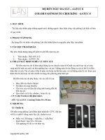 QUY TRÌNH KIỂM TRA độ bền màu MA sát – AATCC 8