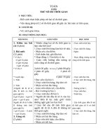 Giáo án Toán 5 chương 4 bài 1: Trừ số đo thời gian