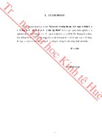 Hoàn thiện công tác quản trị nguồn nhân lực tại Công ty Cổ phần Cấp nước Quảng Bình