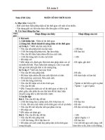 Giáo án Toán 5 chương 4 bài 1: Nhân số đo thời gian với một số