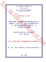 HOÀN THIỆN CHÍNH SÁCH THU HÚT NGUỒN NHÂN LỰC CHẤT LƯỢNG CAO TRONG CÁC CƠ QUAN HÀNH CHÍNH NHÀ NƯỚC TỈNH QUẢNG BÌNH