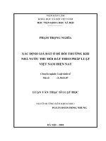 Xác định giá đất ở để bồi thường khi Nhà nước thu hồi đất theo pháp luật Việt Nam hiện nay