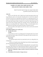 Nghiên cứu phân tích kết cấu dầm chuyển trong nhà nhiều tầng 