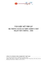 TÀI LIỆU KỸ THUẬT HỆ THỐNG GIÁM SÁT ĐIỀU KHIỂN CSHT TRẠM VIỄN THÔNG – SMU