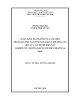 Hoạt động hoằng pháp của giáo hội phật giáo việt nam tỉnh đắk lắk và đời sống văn hóa của người êđê hiện nay (nghiên cứu trường hợp người êđê ở huyện }ư mgar) 