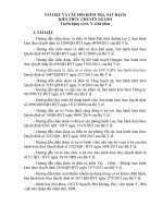 TÀI LIỆU VÀ CÂU HỎI KIỂM TRA, SÁT HẠCH KIẾN THỨC CHUYÊN NGÀNH Tuyển dụng vị trí: Y sĩ đa khoa