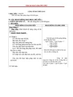 Giáo án Toán 5 chương 4 bài 1: Cộng số đo thời gian