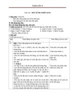 Giáo án Toán 5 chương 4 bài 1: Trừ số đo thời gian