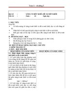 Giáo án Toán 5 chương 3 bài 14: Xăng ti mét khối và đề xi mét khối