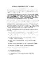 Joe ross   spreads  a whole new way to trade 