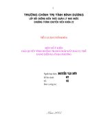 Tiểu luận QLNN chuyên viên  Giải quyết tranh chấp đất đai tại địa phương