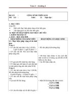 Giáo án Toán 5 chương 4 bài 1: Cộng số đo thời gian