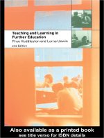 Teaching and learning in further education, 2nd edition 
