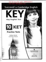 succeed in cambridge ket 10 tests  ,1001dethi.com