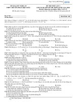 Giải Chi Tiết đề thi thử Lý THPT chuyên Phan Bội Châu – Nghệ An lần 3 – 2018