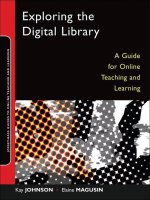 Exploring the digital library a guide for online teaching and learning 