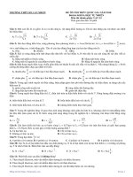 GIẢI CHI TIẾT đề thi thử Lý THPT số 3 An Nhơn – Bình Định lần 1 – 2018