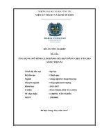 Ứng dụng mô hình clim đánh giá khả năng chịu tải cho sông thị vải 