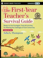 The first year teachers survival guide, 3rd ed by julia thompson dr soc 