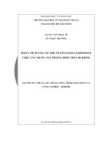 PHÂN TÍCH ỨNG xử PHI TUYẾN dầm COMPOSITE CHỊU tác DỤNG tải TRỌNG điều HOÀ DI ĐỘNG