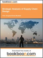 Strategic analysis of supply chain design 