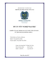 Nghiên cứu quy trình sản xuất nước uống lên men từ trái xoài mangifera indica 