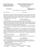 BỘ ĐỀ THI THỬ GDCD 2018 CÓ ĐÁP ÁN