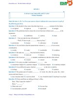 GIẢI CHI TIẾT đề thi thử môn Anh THPT Quốc gia 2018  – Đề số 02