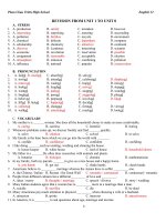 bài tập trắc nghiệm tiếng anh 12