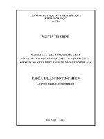 Nghiên cứu khả năng chống chảy và độ bền cơ học của vật liệu tổ hợp HDPE EVA có sử dụng nhựa HDPE tái sinh và một số phụ gia (2018) 