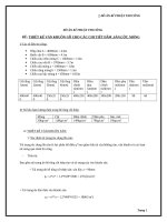 ĐỒ ÁN KĨ THUẬT THI CÔNG 1