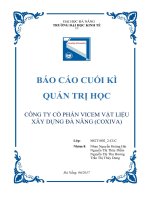 báo cáo cuối kì Quản trị học(Quản trị kinh doanh)