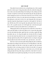 KHẢO SÁT KIẾN THỨC và THỰC HÀNH về AN TOÀN vệ SINH THỰC PHẨM