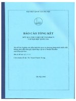 Nghiên cứu điều kiện lên men và phương pháp tách chiết chất kháng sinh diệt nấm gây bệnh thực vật từ vi khuẩn bacillus amyloliquefaciens  