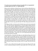 Về các đặc trưng của chủ nghĩa xã hội qua Cương lĩnh 1991 và Cương lĩnh 2011 của Đảng Cộng sản Việt Nam