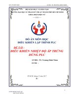 Điều khiển lò ấp trứng dùng tia portal s7300