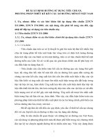 (22TCN 211-06 và 22TCN 274-01) ĐỀ XUẤT ĐỊNH HƯỚNG SỬ DỤNG TIÊU CHUẨN, PHƯƠNG PHÁP THIẾT KẾ KẾT CẤU ÁO ĐƯỜNG MỀM Ở VIỆT NAM