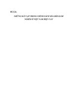 TL QLXH xóa đói những vấn đề trong chính sách đào tạo nghề cho xuất khẩu lao động ở vùng dân tộc và miền núi tỉnh thanh hóa